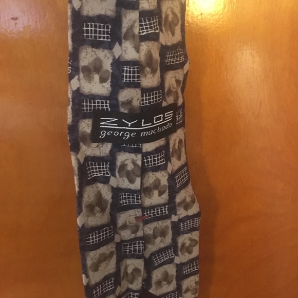 ZYLOS by George Machado” Tan Tie - Picture 3 of 4